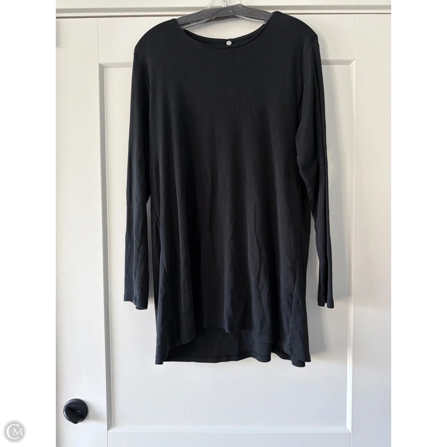 Top Long Sleeve By J. Jill In Black, Size: L