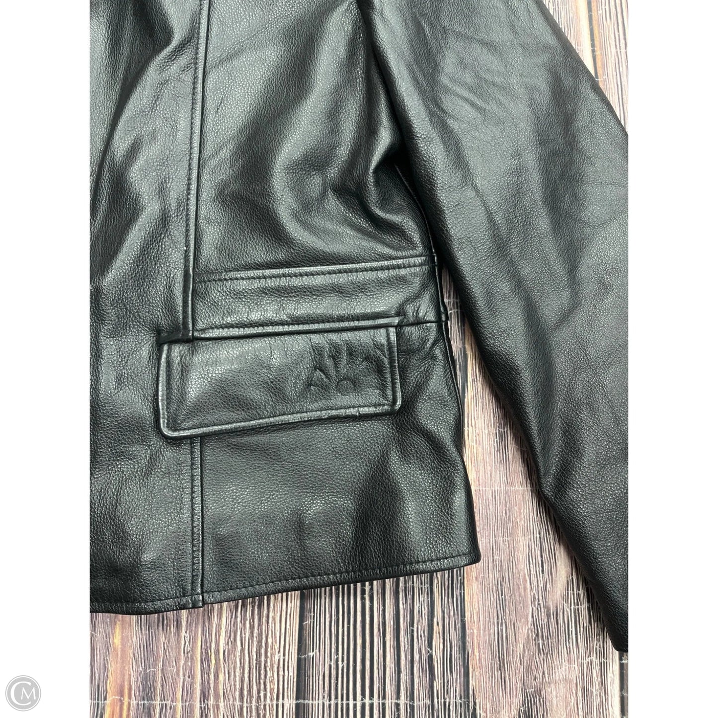 Jacket Leather By Harley Davidson In Black, Size: L