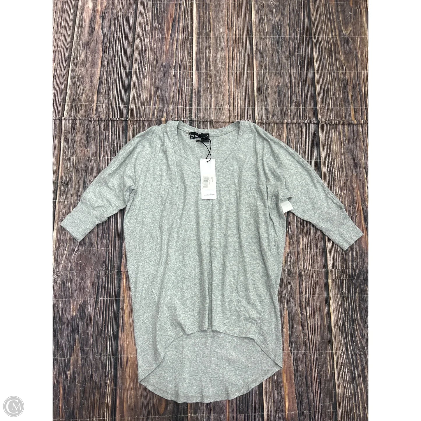 Top Long Sleeve By Bobi In Ivory, Size: M