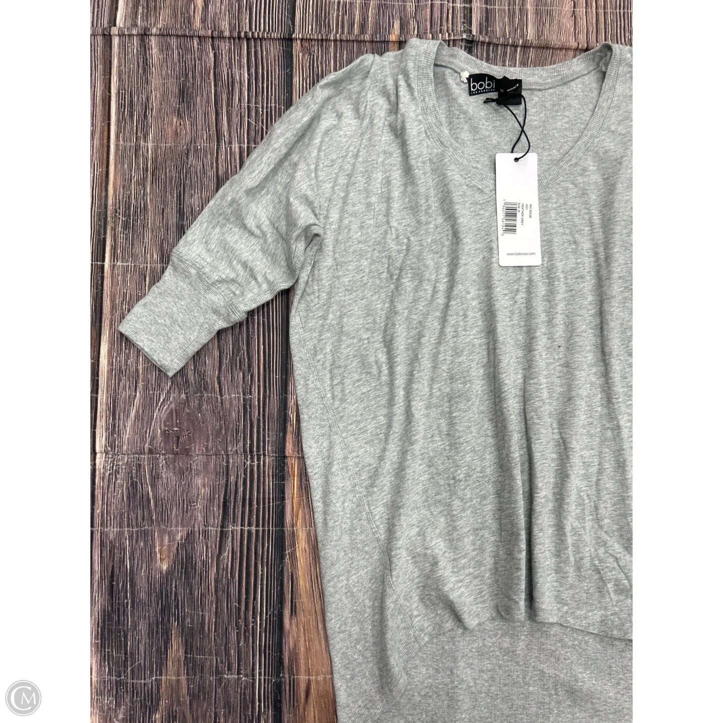 Top Long Sleeve By Bobi In Ivory, Size: M