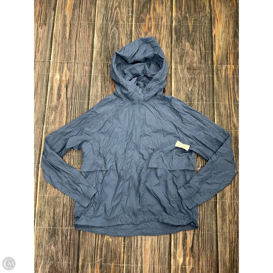 Athletic Jacket By Lululemon In Blue, Size: 12