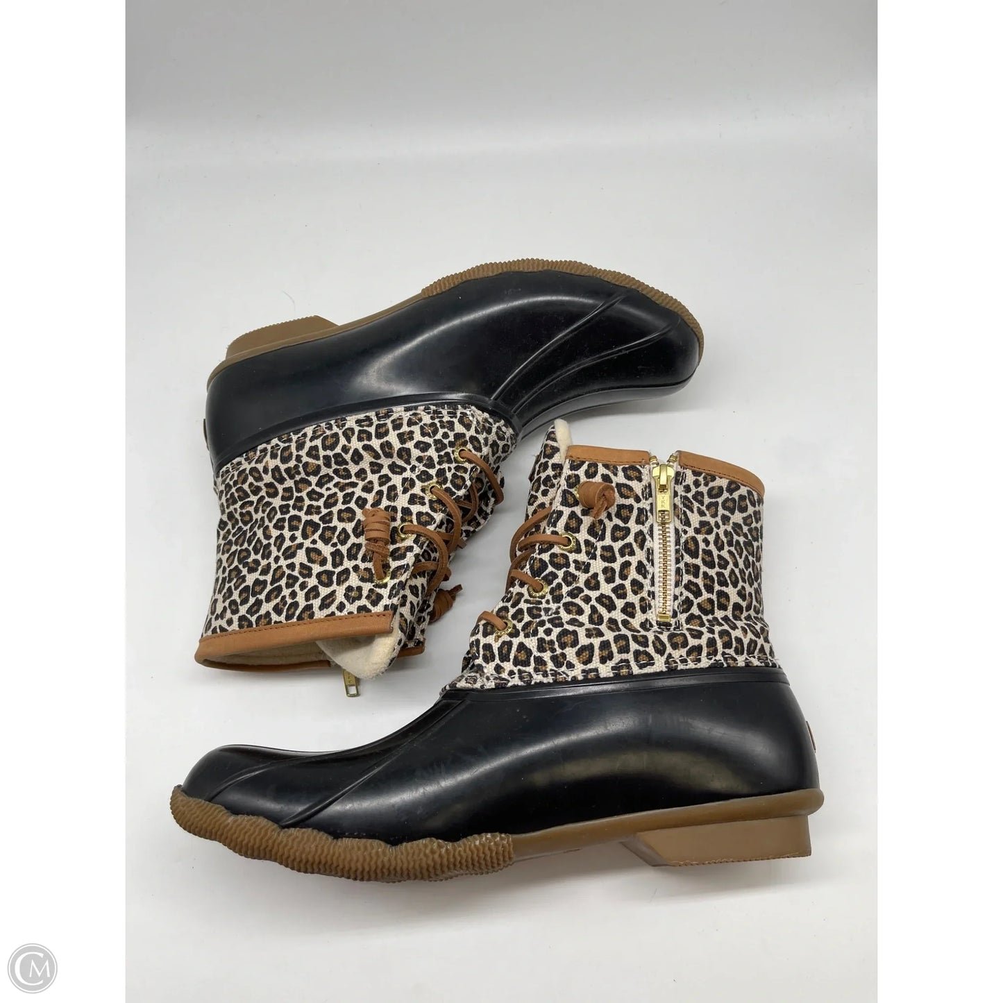 Boots Rain By Sperry In Animal Print, Size: 12