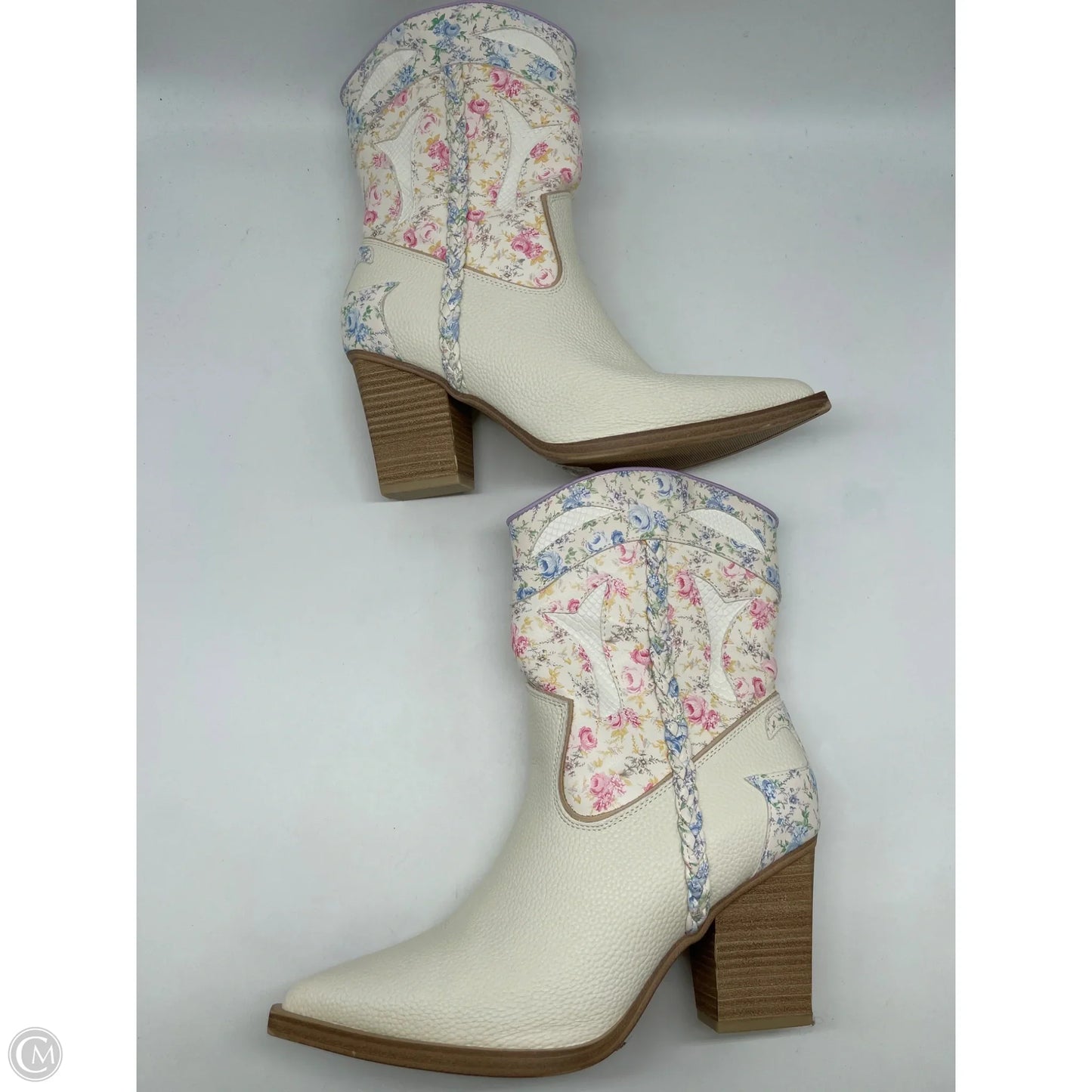 Boots Ankle Heels By Altard State In White, Size: 9