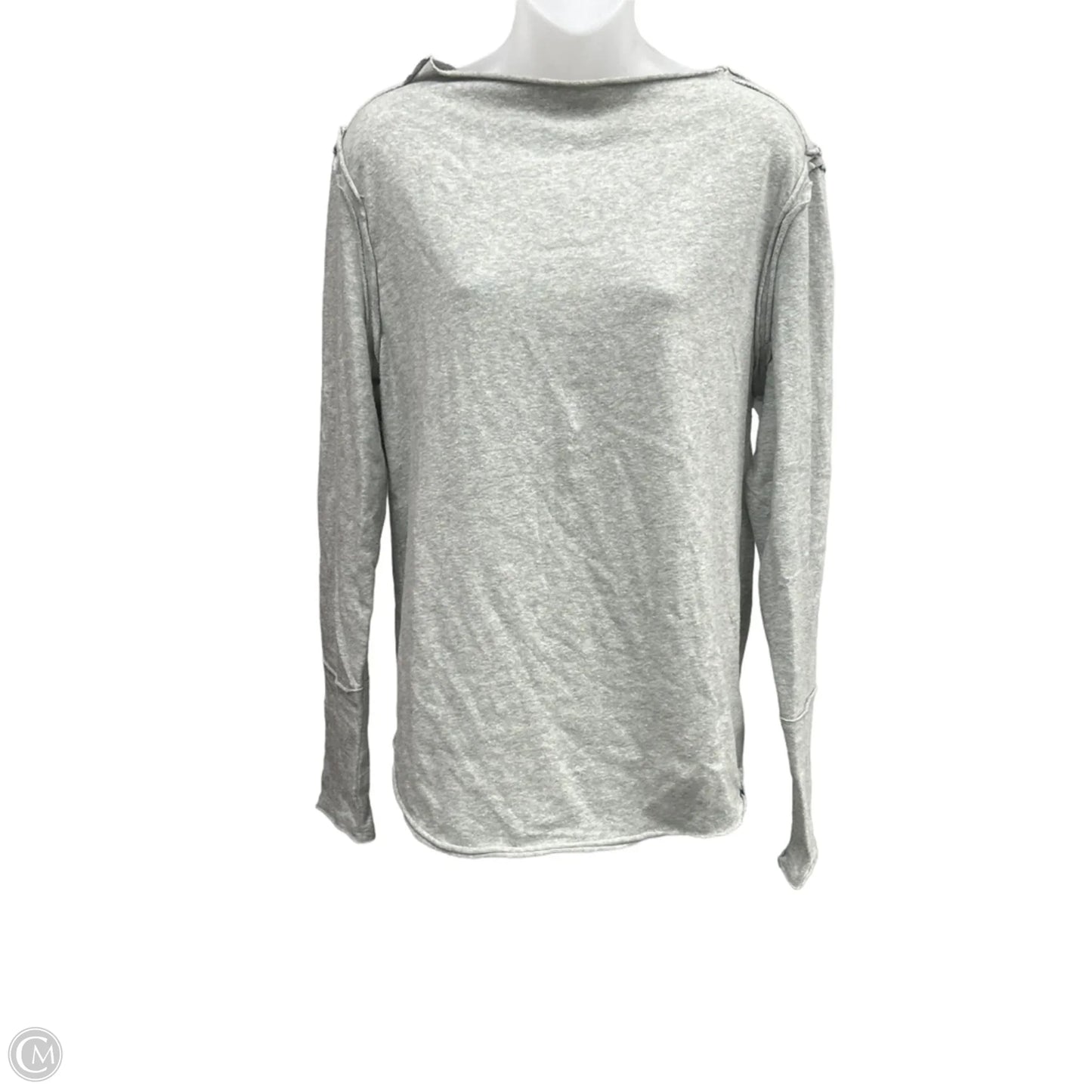 Top Long Sleeve By We The Free In Grey, Size: L