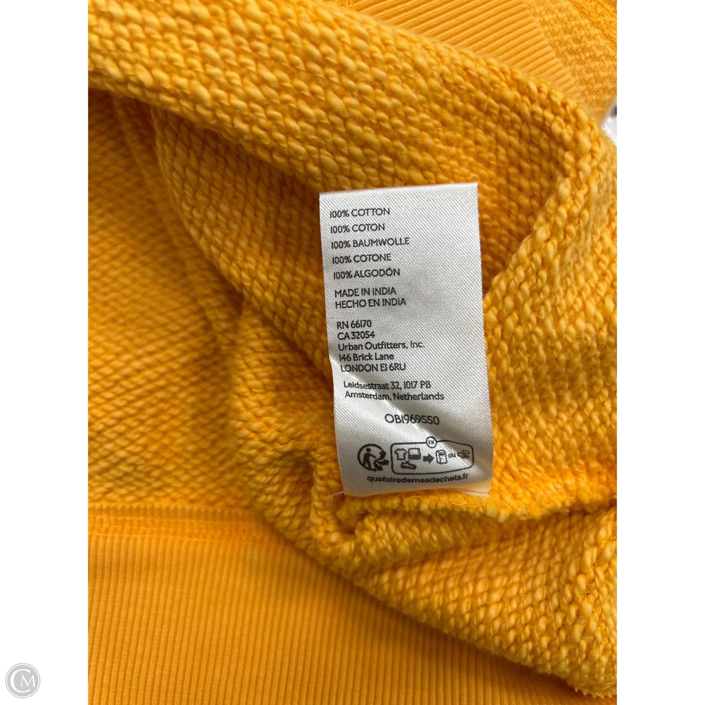 Top Sleeveless By We The Free In Yellow, Size: L