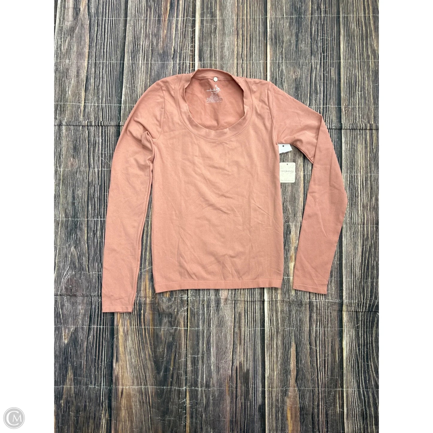 Top Long Sleeve By Free People In Pink, Size: L