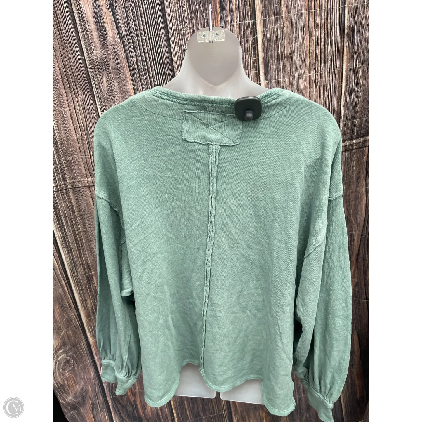 Top Long Sleeve By We The Free In Green, Size: M