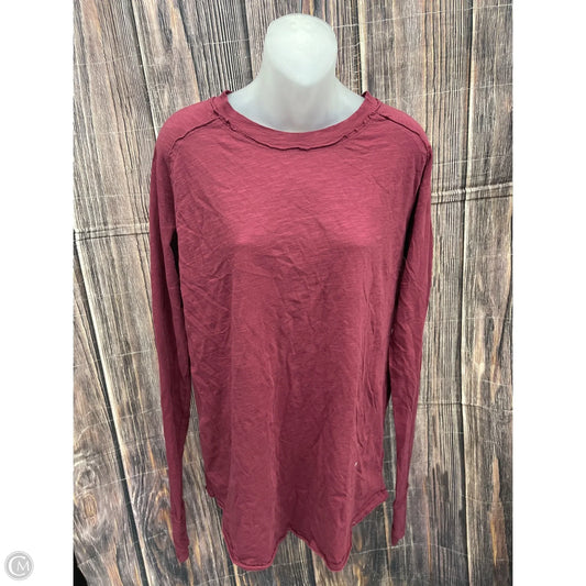 Tunic Long Sleeve By We The Free In Red, Size: S