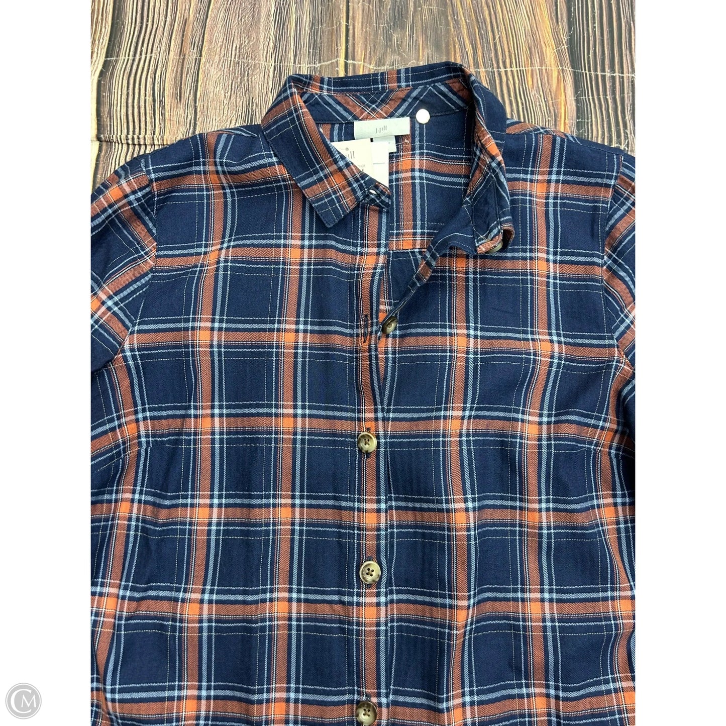 Top Long Sleeve By J. Jill In Blue, Size: S