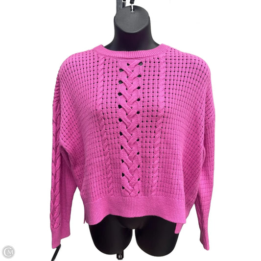 Sweater By On 34th In Pink, Size: 2x