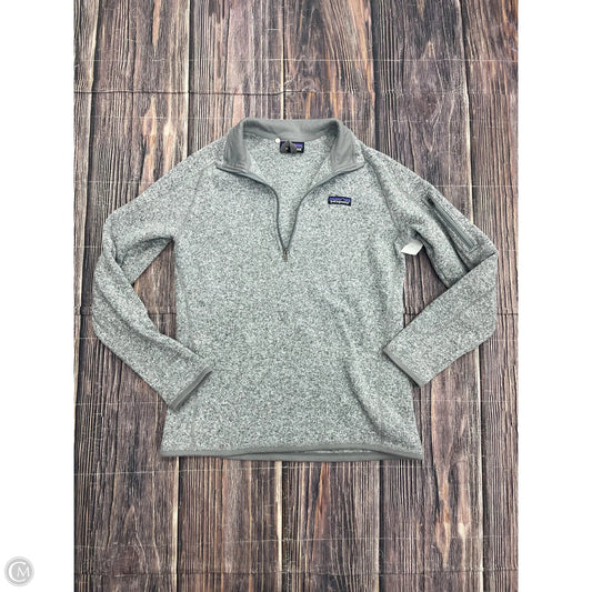 Jacket Fleece By Patagonia In Grey, Size: M