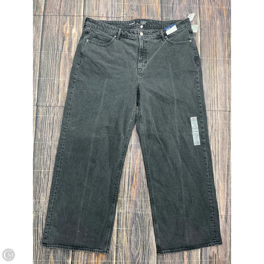 Jeans Wide Leg By Old Navy In Black, Size: 20