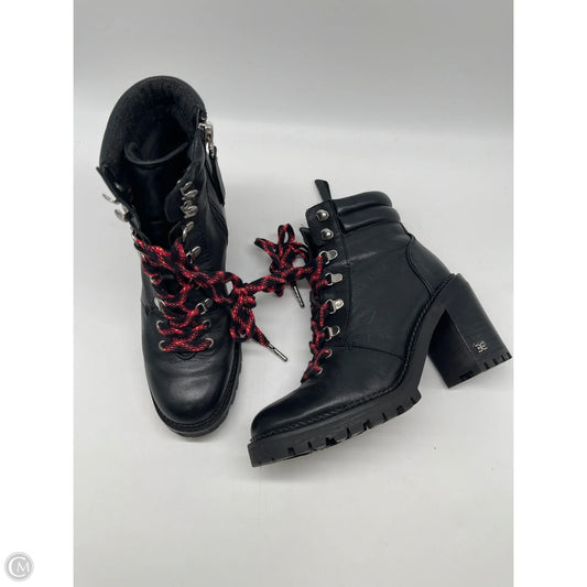 Boots Ankle Heels By Sam Edelman In Black, Size: 6.5