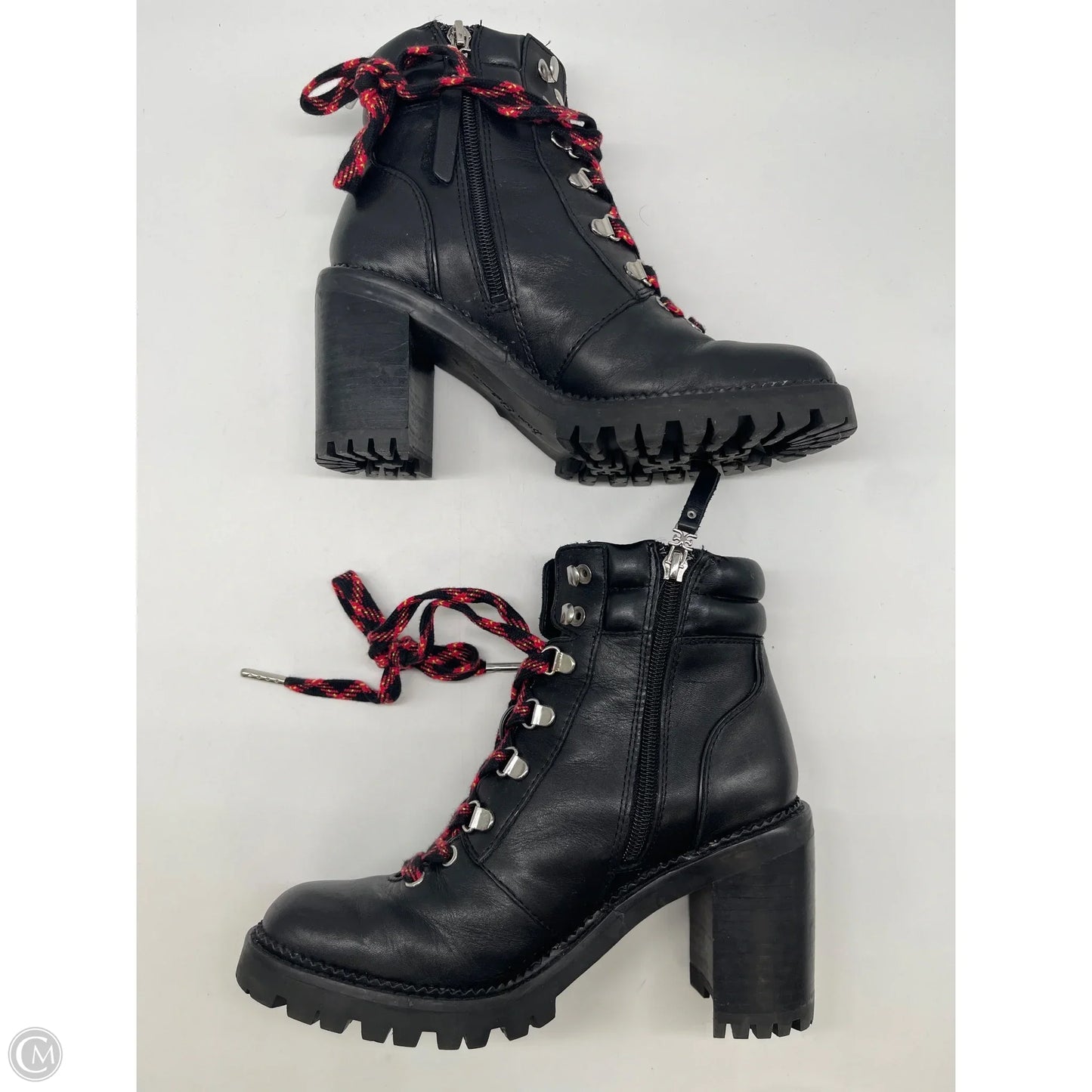 Boots Ankle Heels By Sam Edelman In Black, Size: 6.5