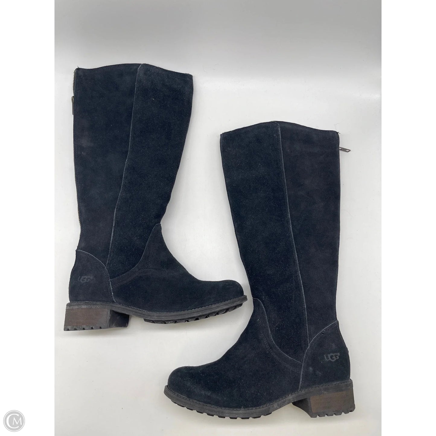 Boots Designer By Ugg In Black, Size: 6.5