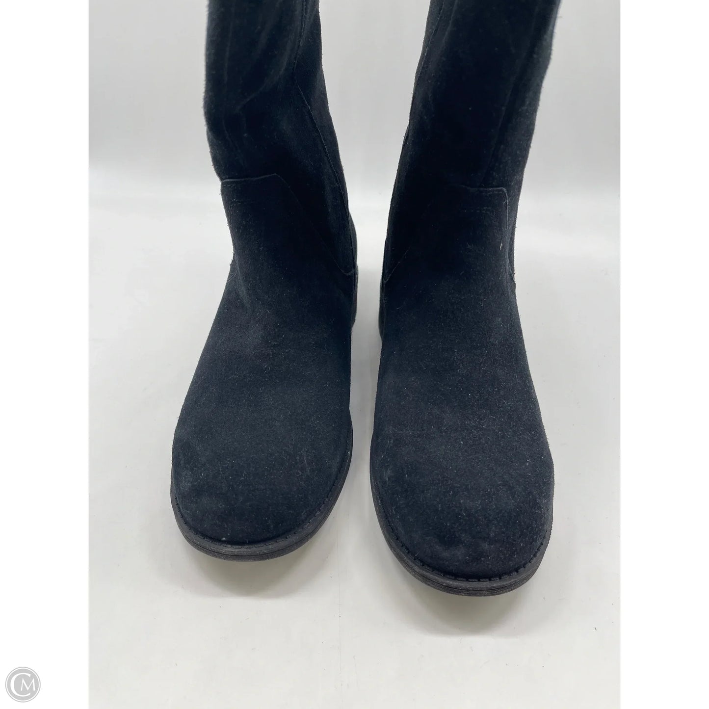 Boots Designer By Ugg In Black, Size: 6.5