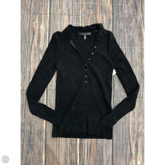Top Long Sleeve By White House Black Market In Black, Size: L