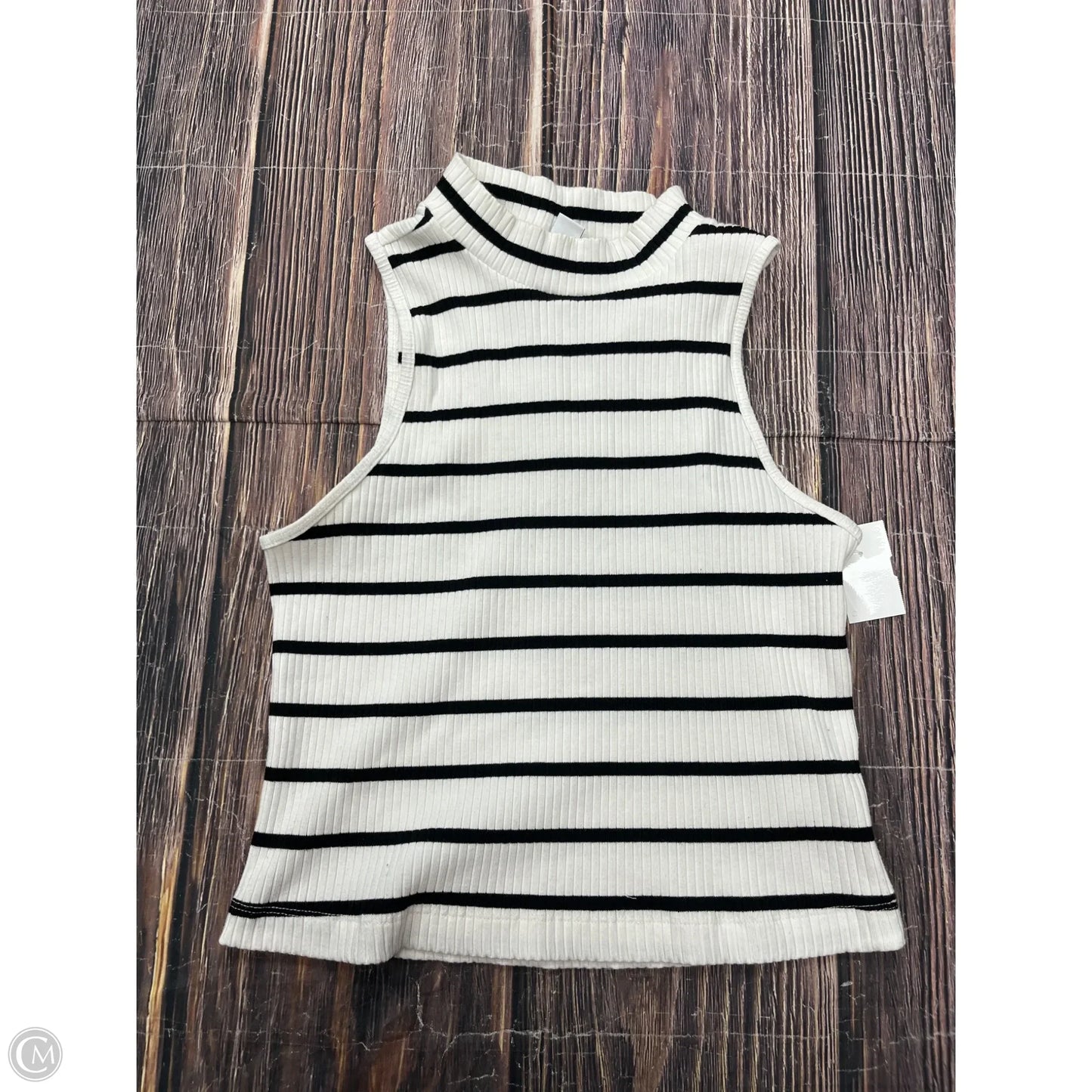 Tank Top By Old Navy In Black & White, Size: M