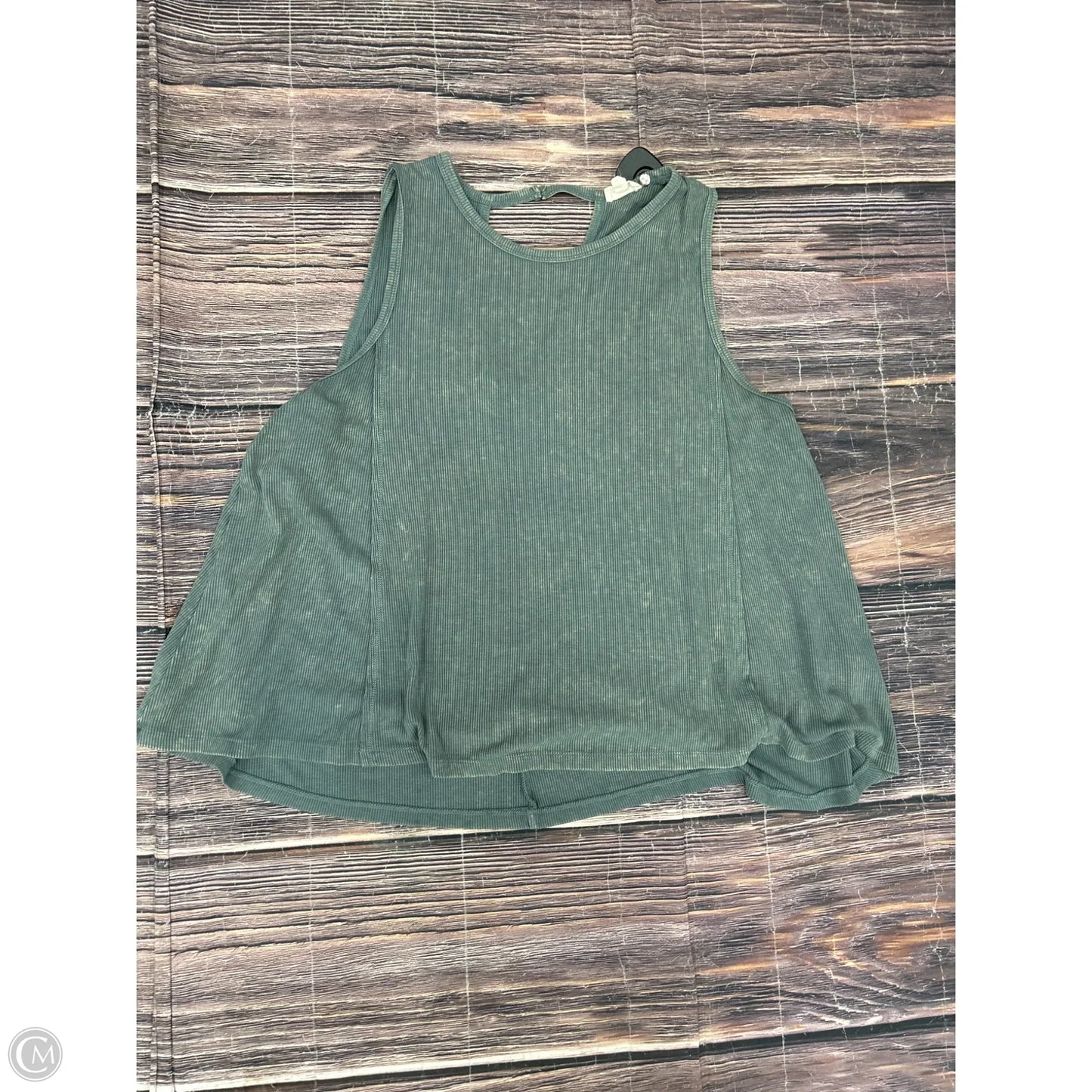 Tank Top By Hem & Thread In Green, Size: L