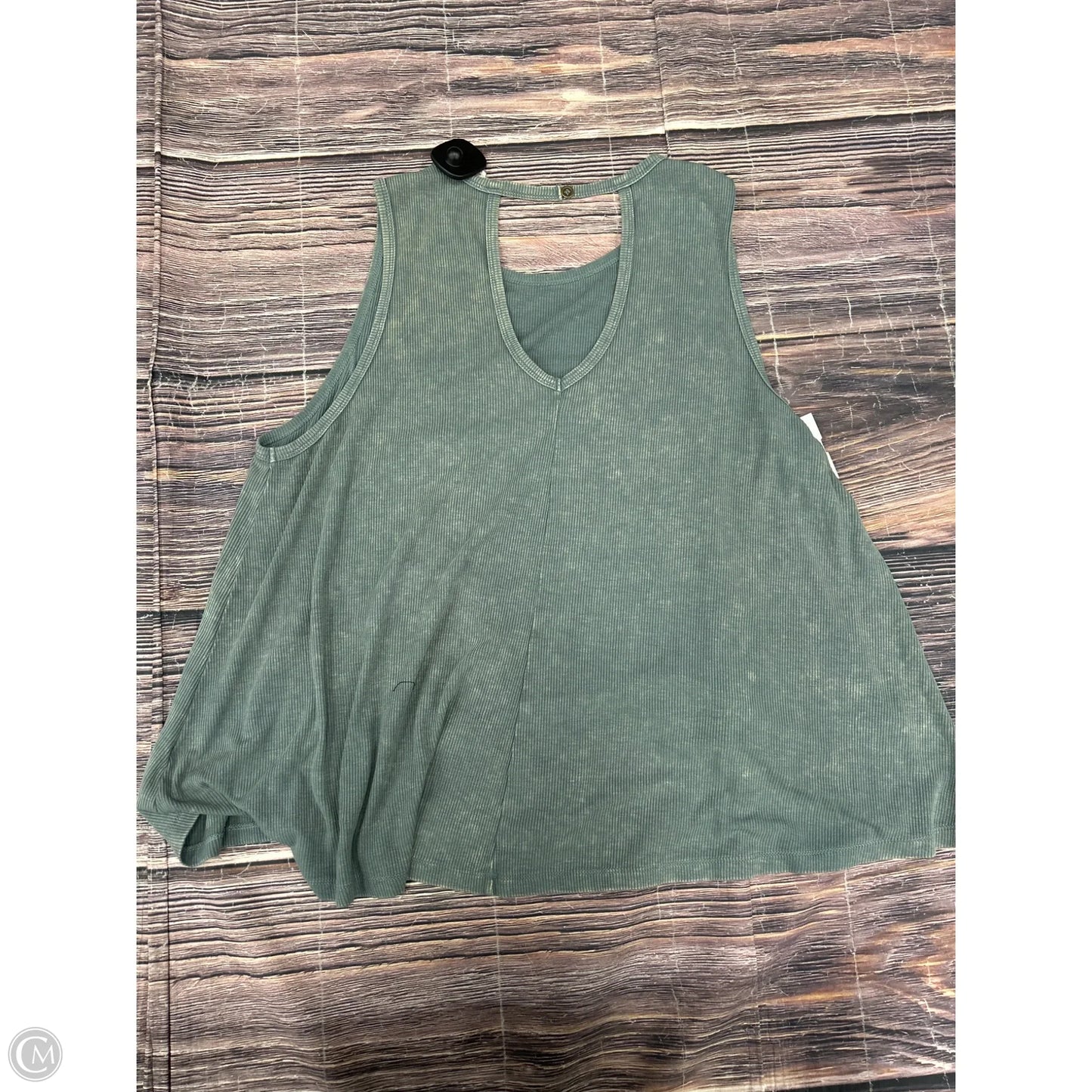 Tank Top By Hem & Thread In Green, Size: L