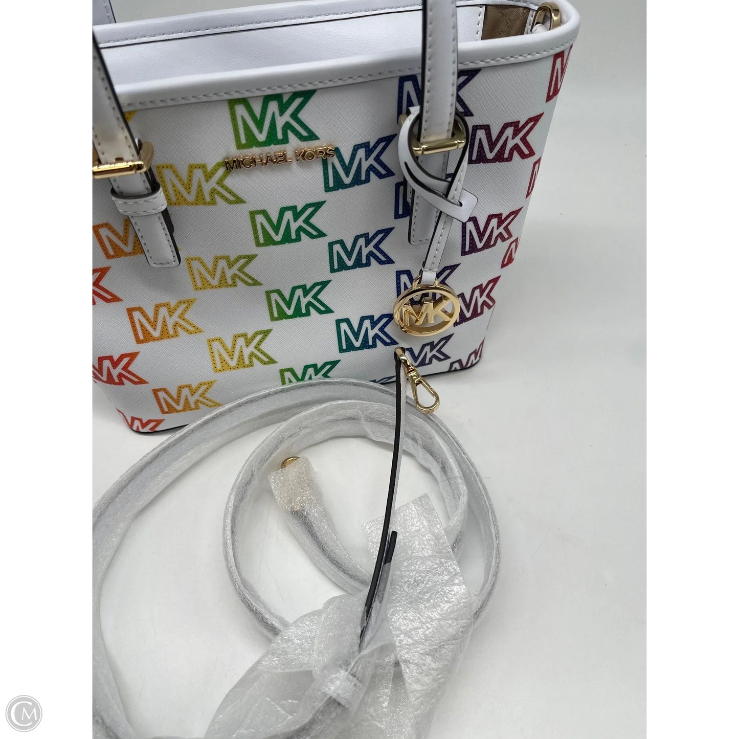 Handbag Designer By Michael Kors, Size: Medium