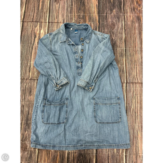 Dress Casual Short By Old Navy In Blue Denim, Size: Xl