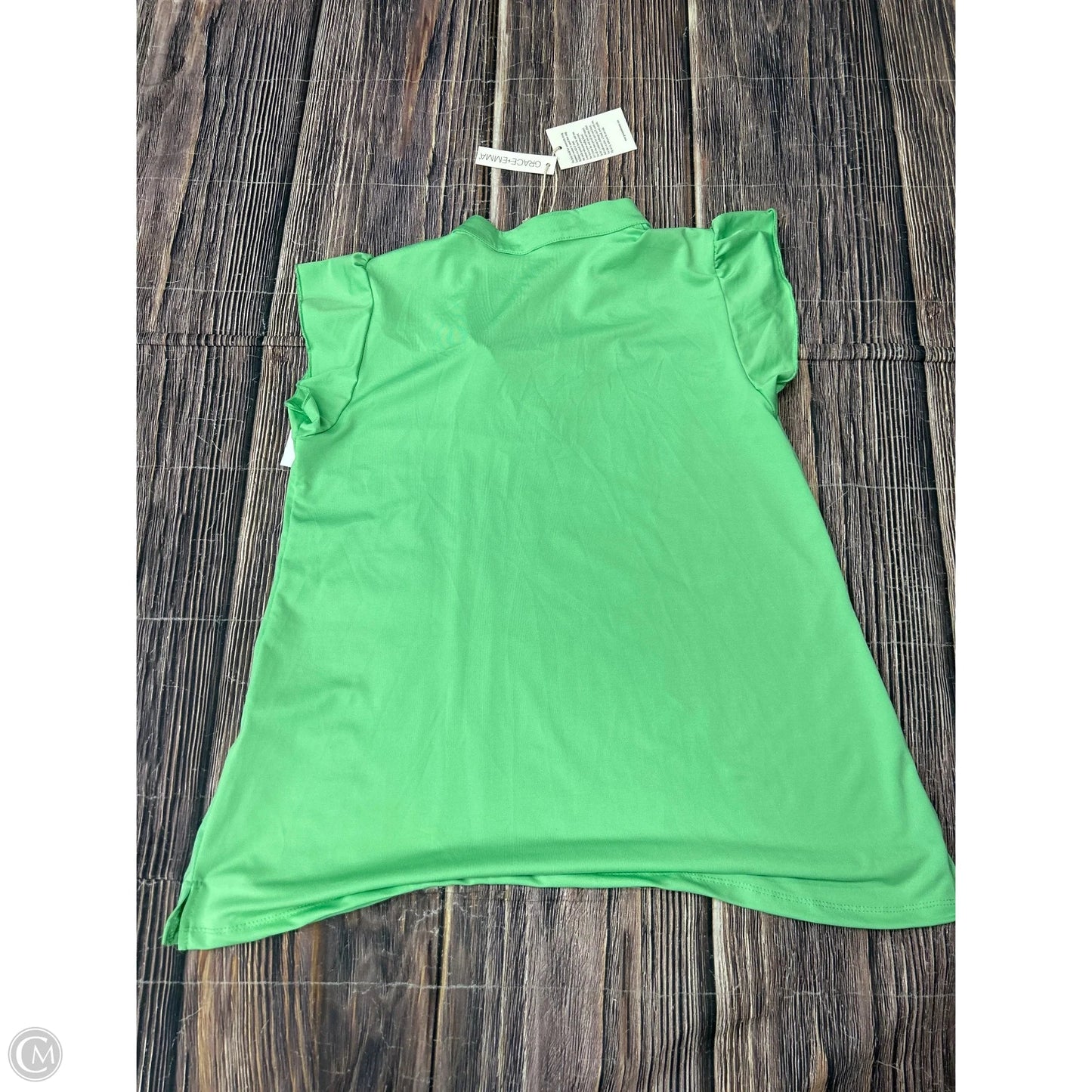 Top Short Sleeve By Clothes Mentor In Green, Size: S