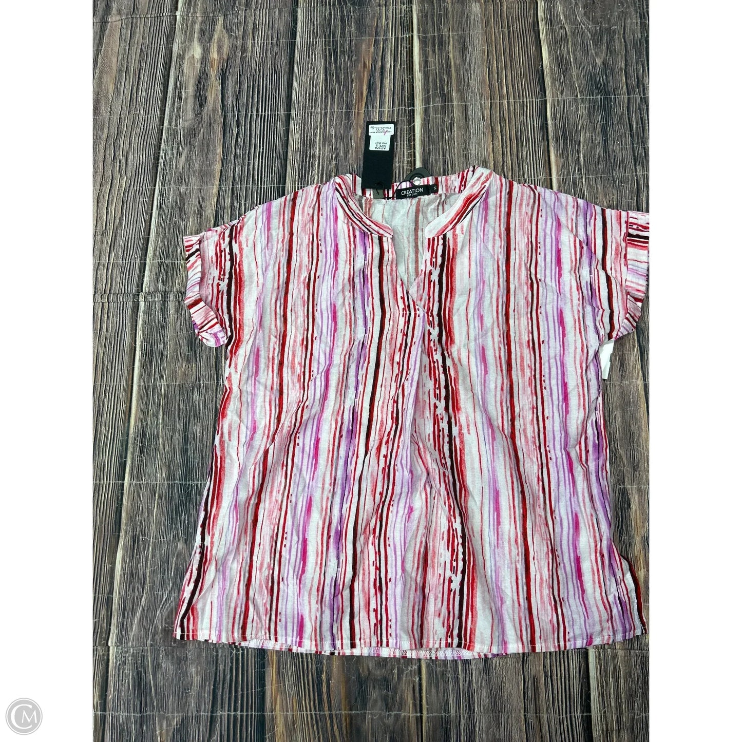 Top Short Sleeve By Clothes Mentor In Pink, Size: S
