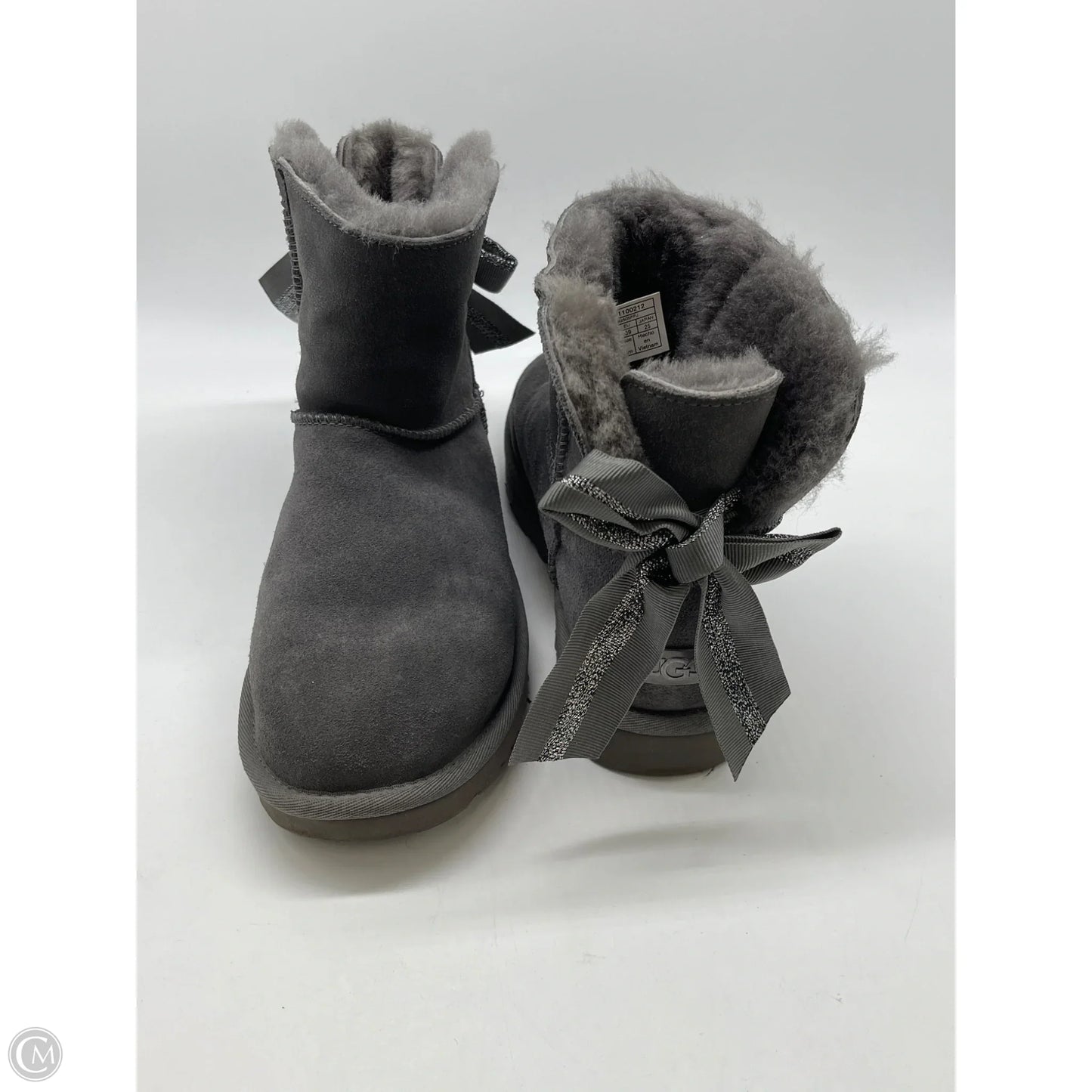 Boots Designer By Ugg In Grey, Size: 8