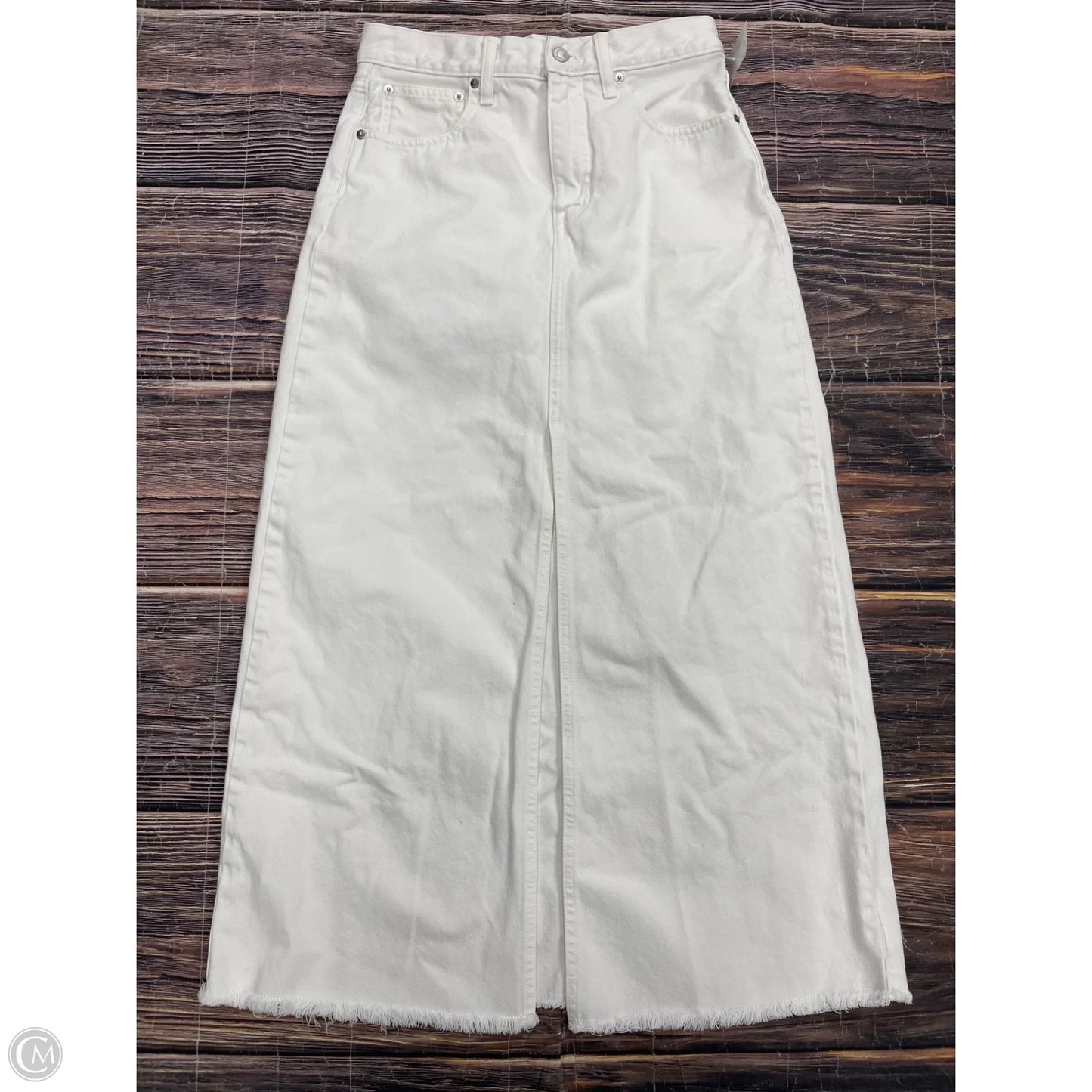 Skirt Maxi By J. Crew In White, Size: 4