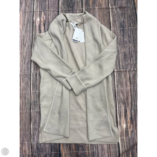 Sweater Cardigan By Magaschoni In Taupe, Size: L