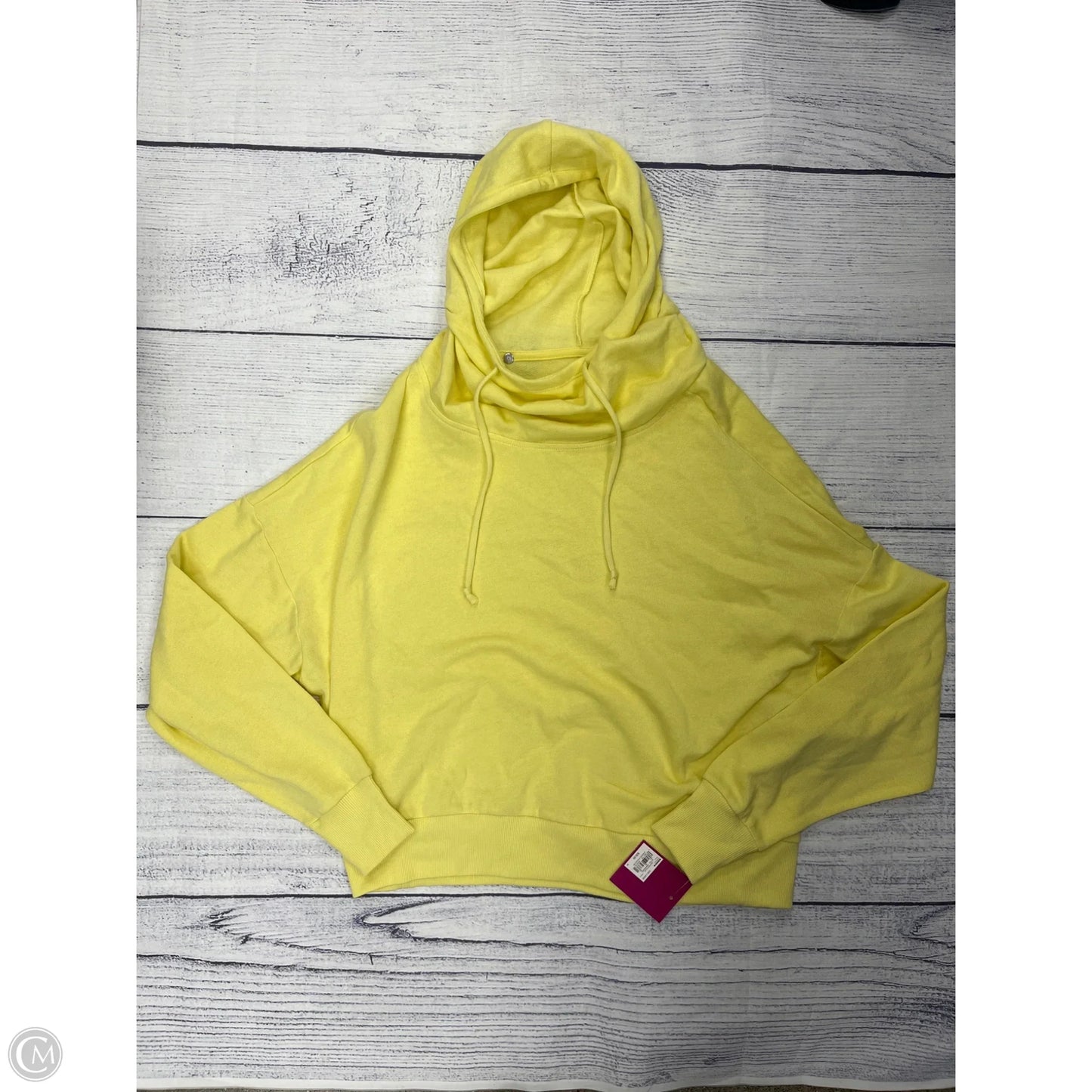 Sweatshirt Hoodie By So In Yellow, Size: L
