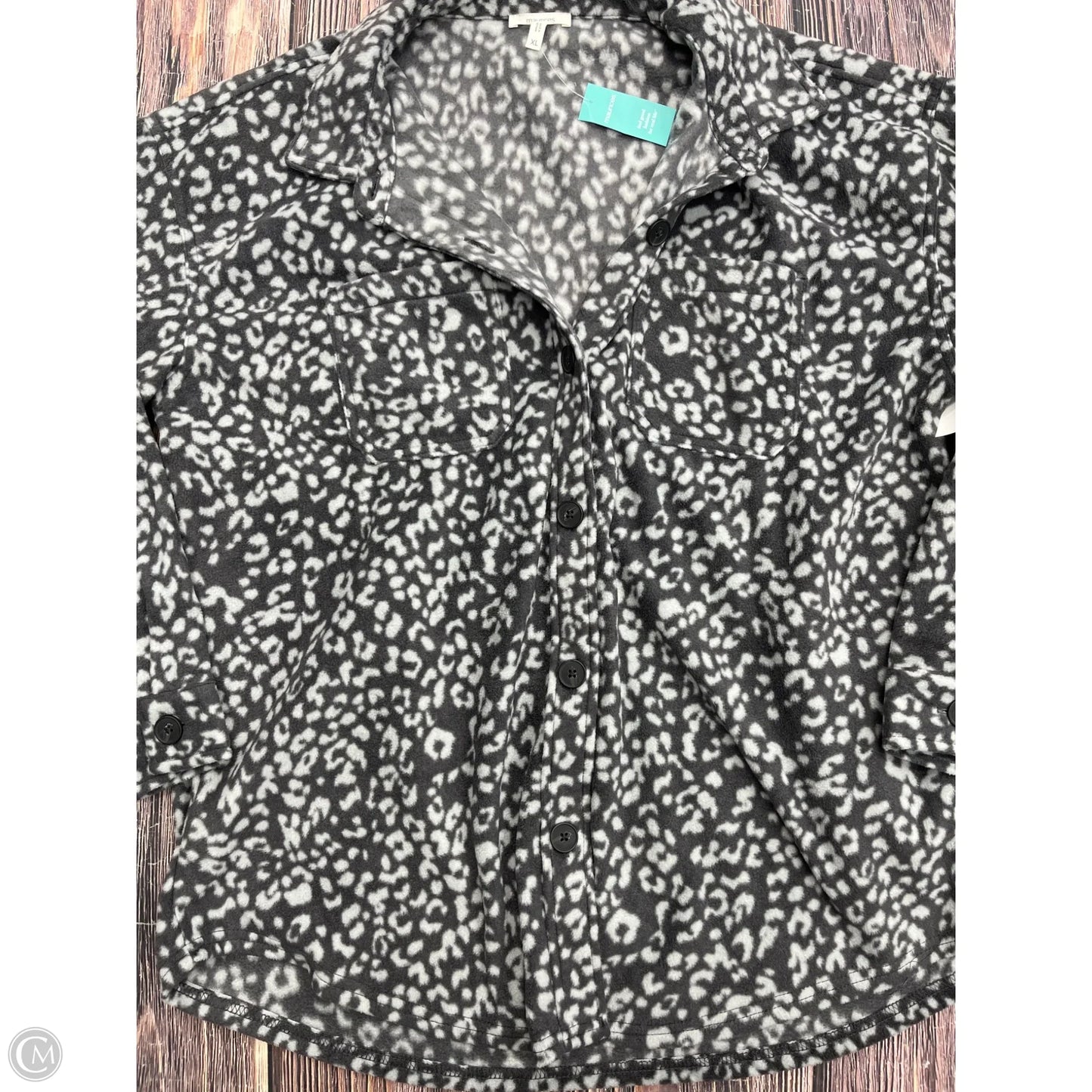 Jacket Fleece By Maurices In Animal Print, Size: Xl