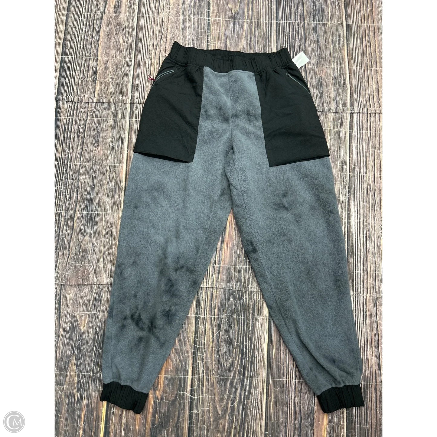 Athletic Pants By Lululemon In Black & Grey, Size: 6