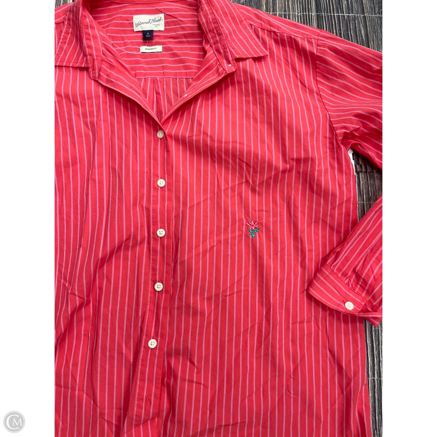 Top Long Sleeve By Universal Thread In Pink, Size: M