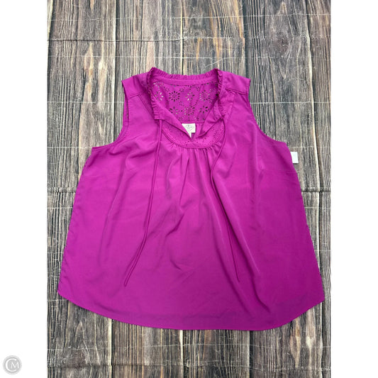 Tank Top By St Johns Bay In Purple, Size: 2x