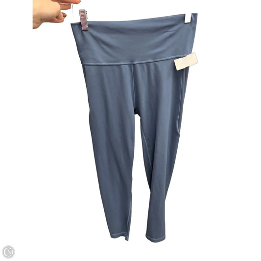 Athletic Leggings By Adidas In Blue, Size: L