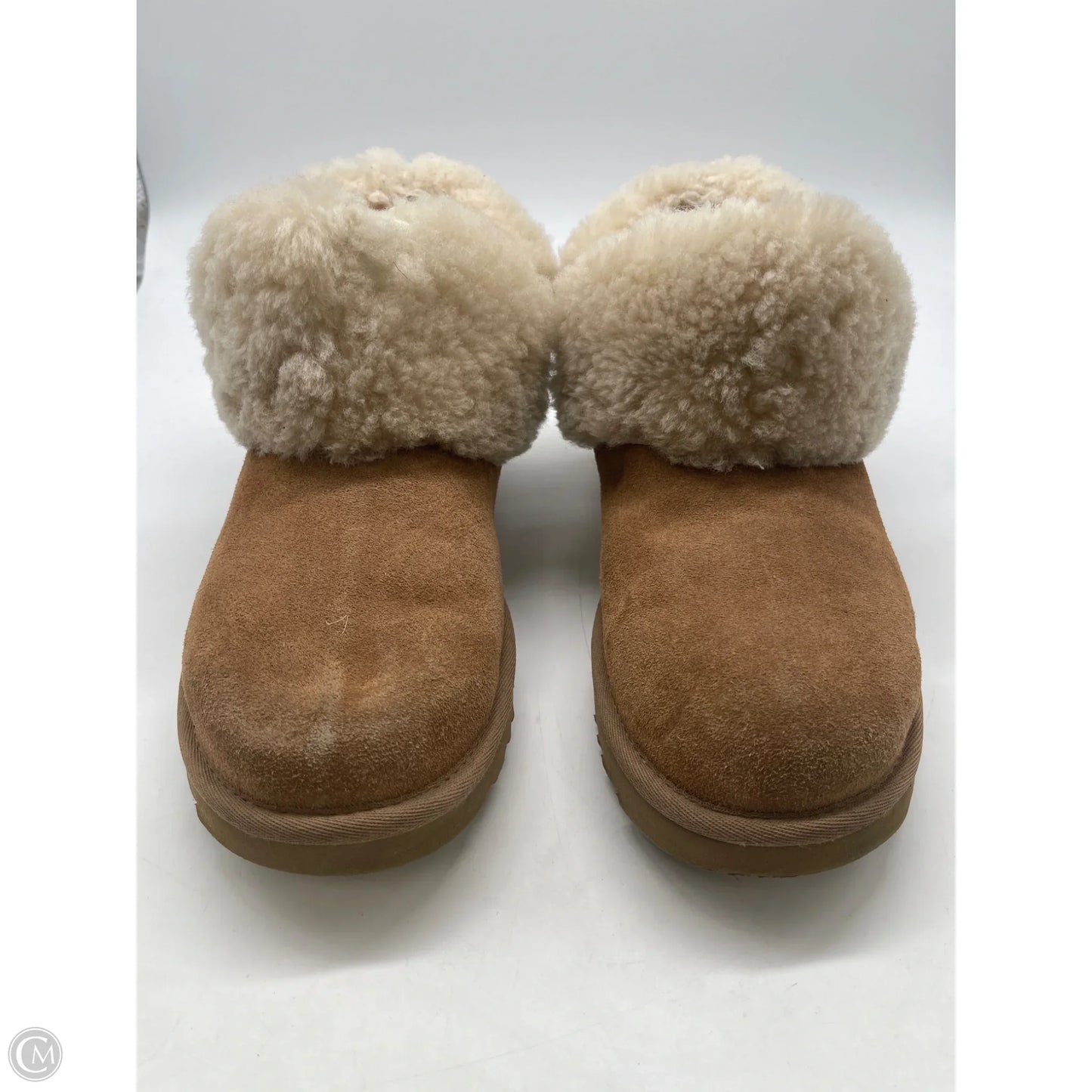 Boots Designer By Ugg In Brown, Size: 8