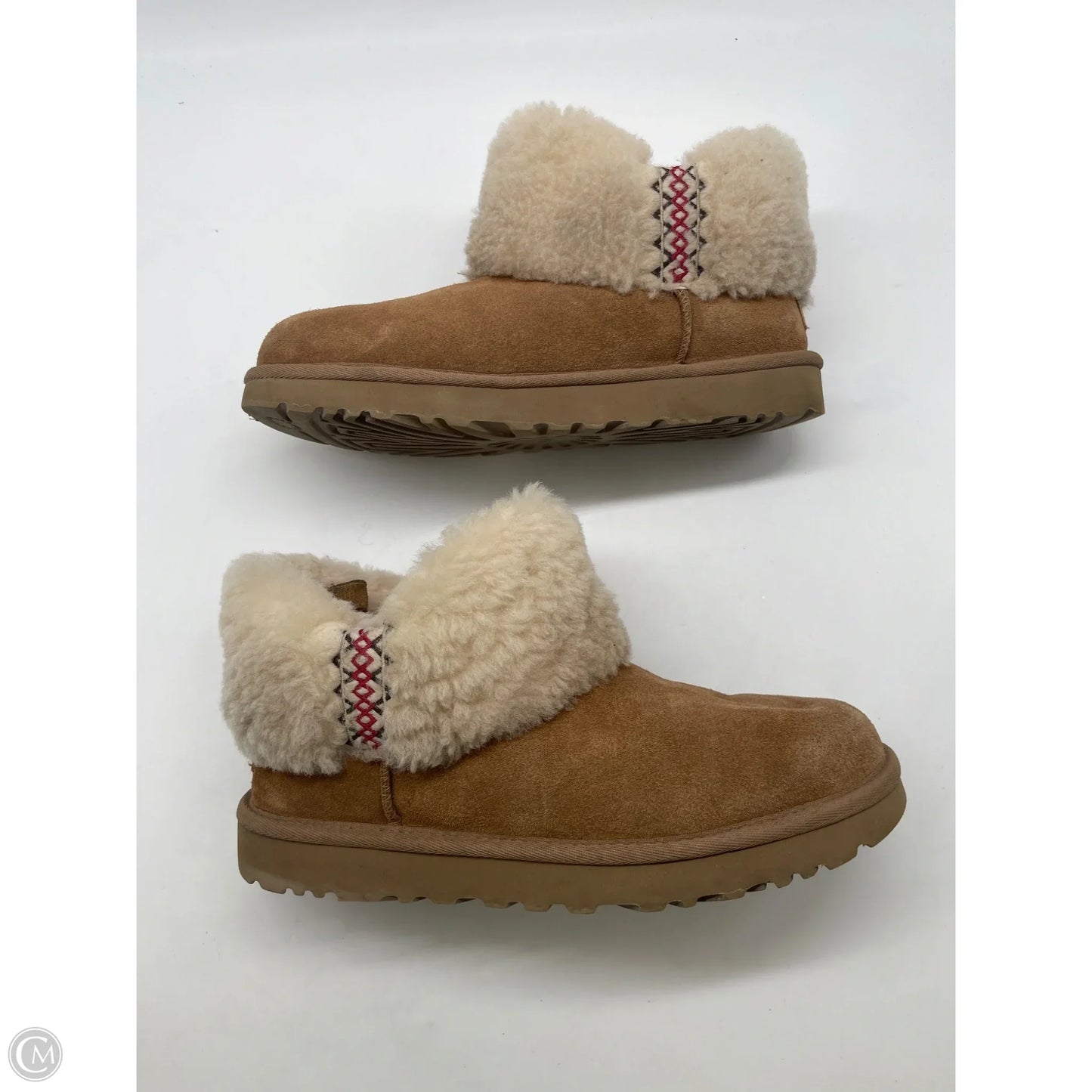 Boots Designer By Ugg In Brown, Size: 8