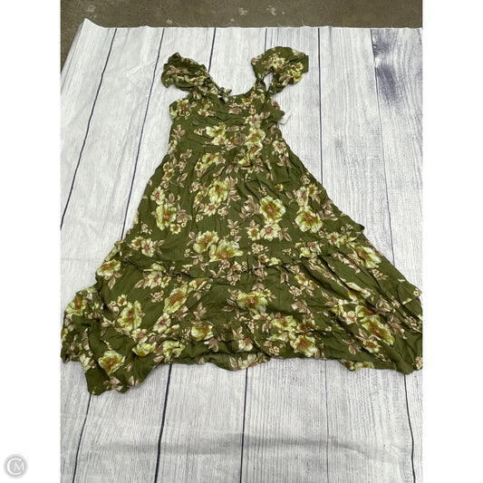 Dress Casual Maxi By Maurices In Green, Size: Xs