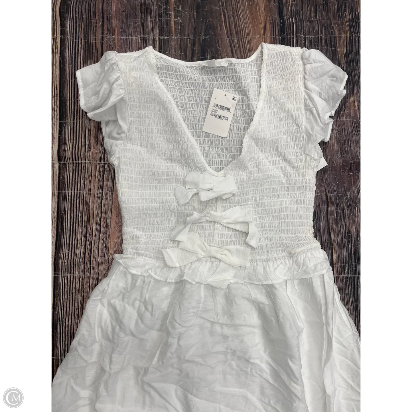 Dress Casual Maxi By Blu Pepper In White, Size: S