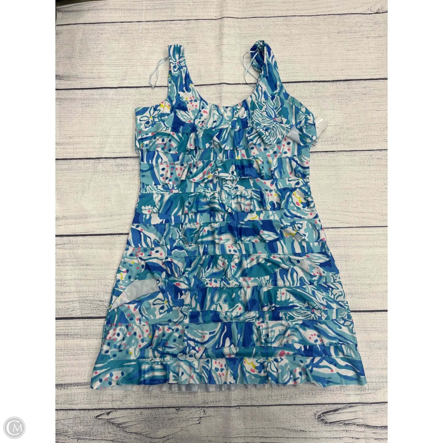 Dress Casual Short By Clothes Mentor In Blue, Size: L