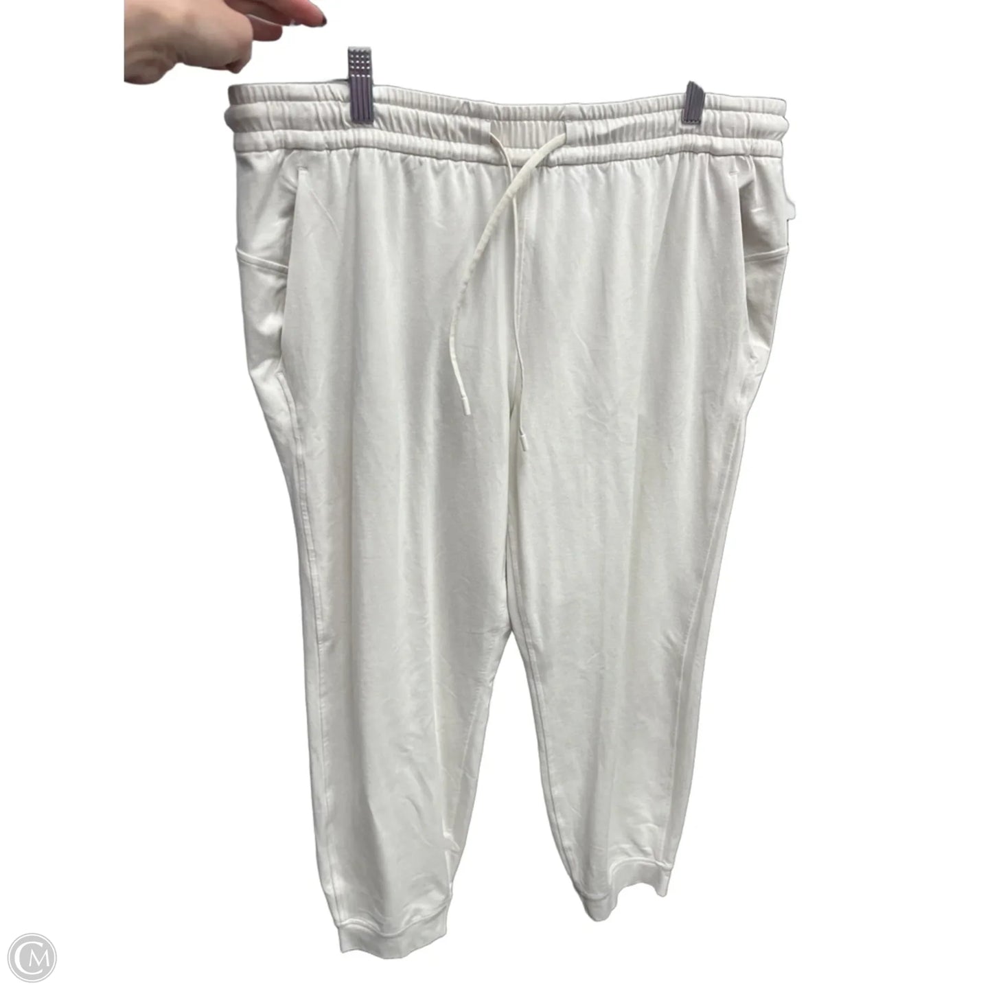 Athletic Capris By Lululemon In Ivory, Size: 12