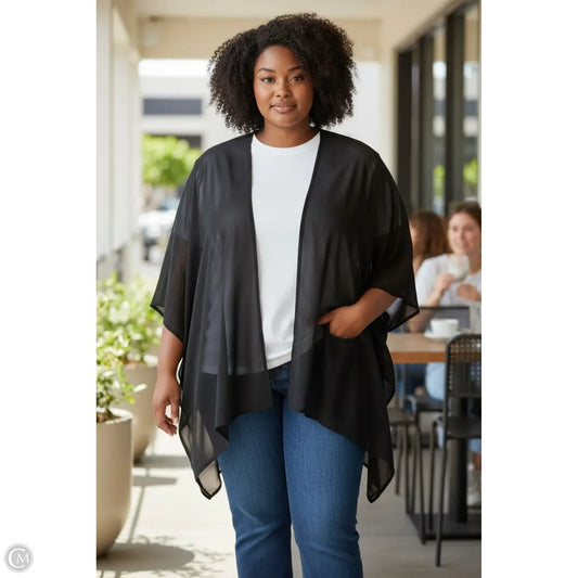 Cardigan By Torrid In Black, Size: 1x