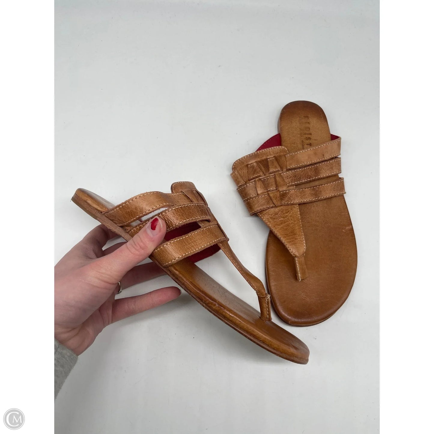 Sandals Flats By Bed Stu In Brown, Size: 9