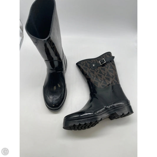 Boots Designer By Michael Kors In Black, Size: 8