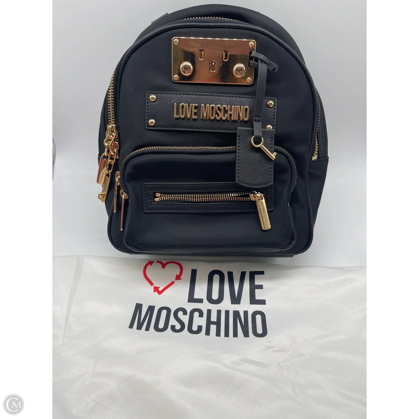 Backpack By Love Moschino, Size: Small