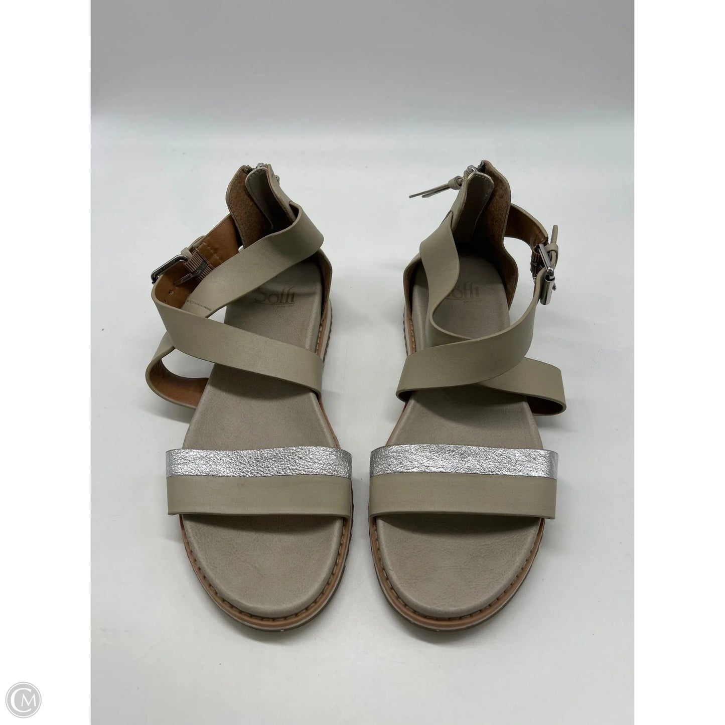 Shoes Flats By Sofft In Grey, Size: 8.5