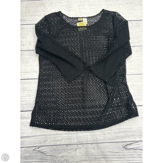 Swimwear Cover-up By Clothes Mentor In Black, Size: Xl