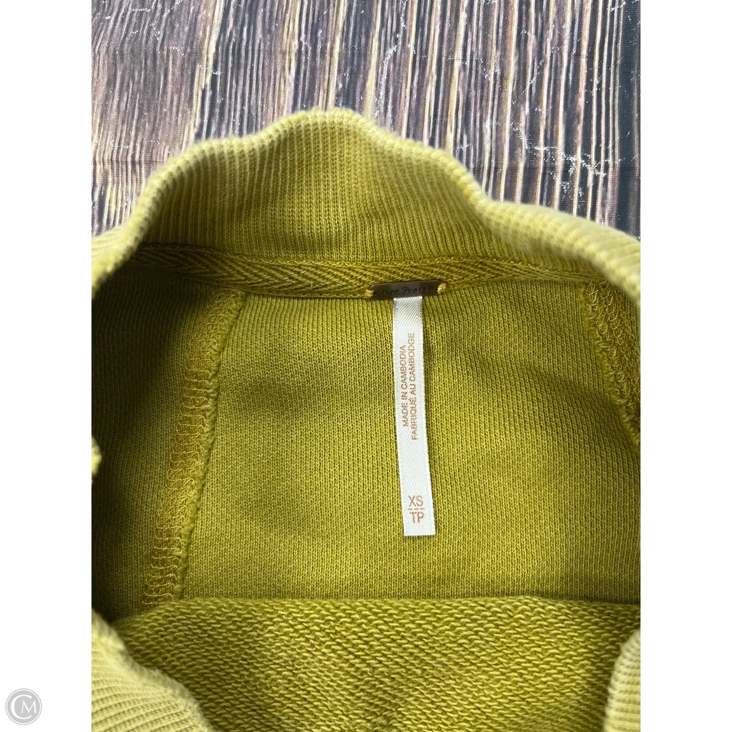 Sweatshirt Crewneck By Wilo In Yellow, Size: S